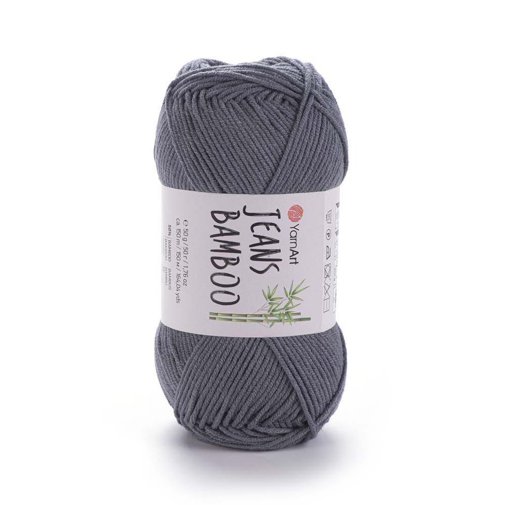 חוטי במבוק לסריגת יד JEANS BAMBOO 50g/150m