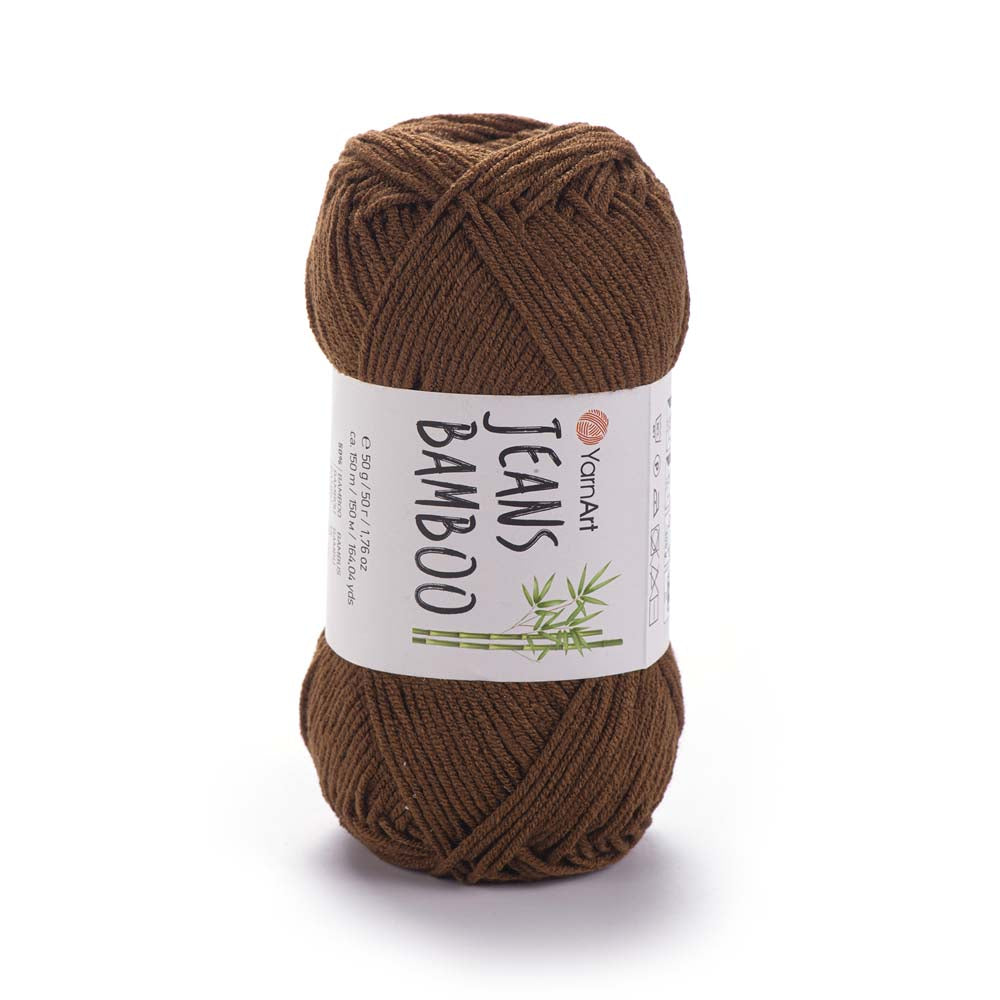 חוטי במבוק לסריגת יד JEANS BAMBOO 50g/150m