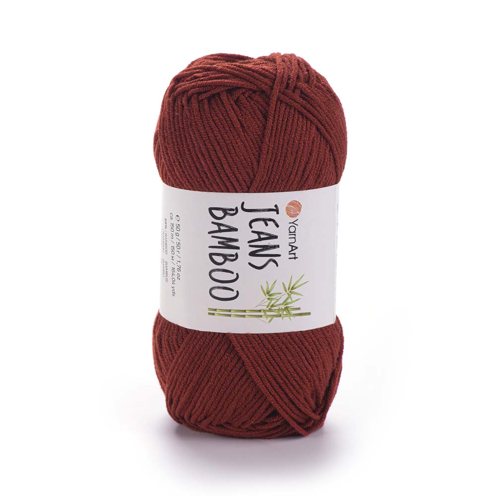 חוטי במבוק לסריגת יד JEANS BAMBOO 50g/150m