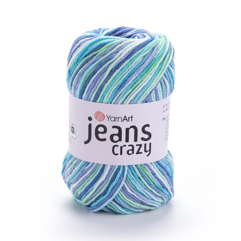 ג׳ינס קראזי חוטי כותנה צבעוניים JEANS Crazy 50g/160m