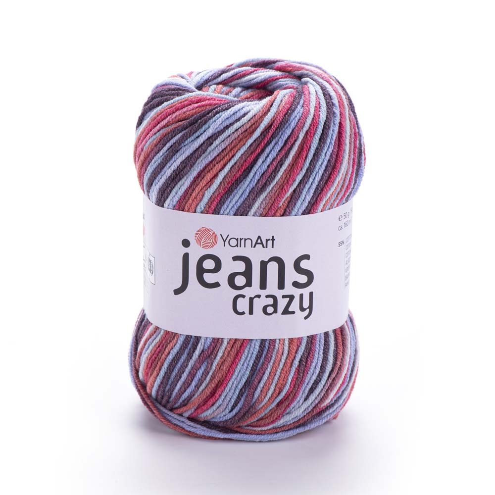 ג׳ינס קראזי חוטי כותנה צבעוניים JEANS Crazy 50g/160m