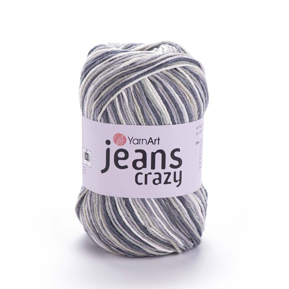 ג׳ינס קראזי חוטי כותנה צבעוניים JEANS Crazy 50g/160m