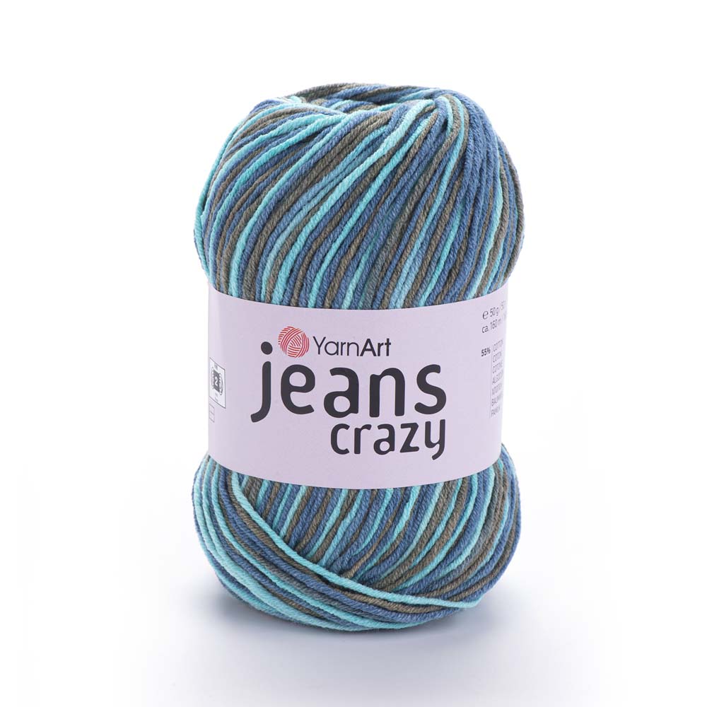 ג׳ינס קראזי חוטי כותנה צבעוניים JEANS Crazy 50g/160m