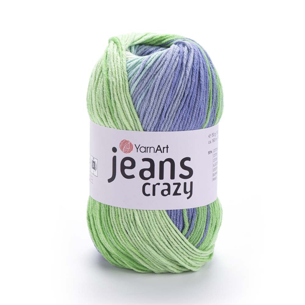 ג׳ינס קראזי חוטי כותנה צבעוניים JEANS Crazy 50g/160m