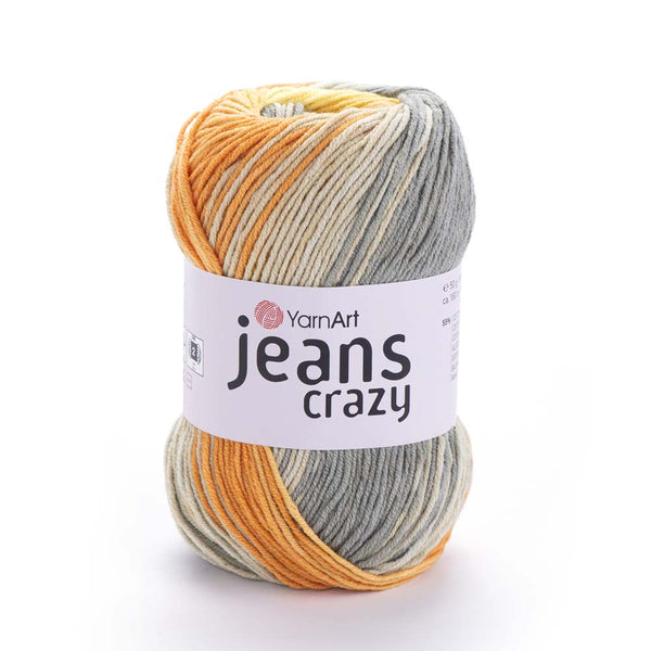 ג׳ינס קראזי חוטי כותנה צבעוניים JEANS Crazy 50g/160m