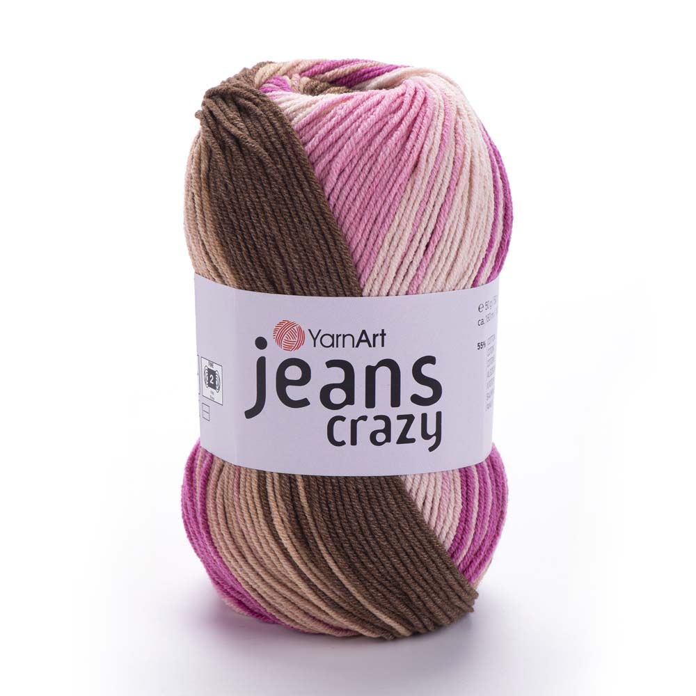 ג׳ינס קראזי חוטי כותנה צבעוניים JEANS Crazy 50g/160m