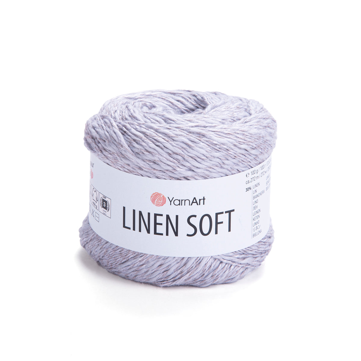 חוט סריגה Linen Soft – תערובת פשתן, ויסקוזה וכותנה | 100 גרם