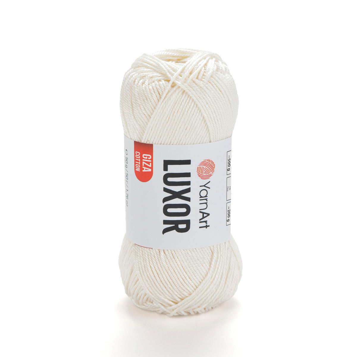 לוקסור חוטי כותנה לסריגת יד LUXOR 50g/125m