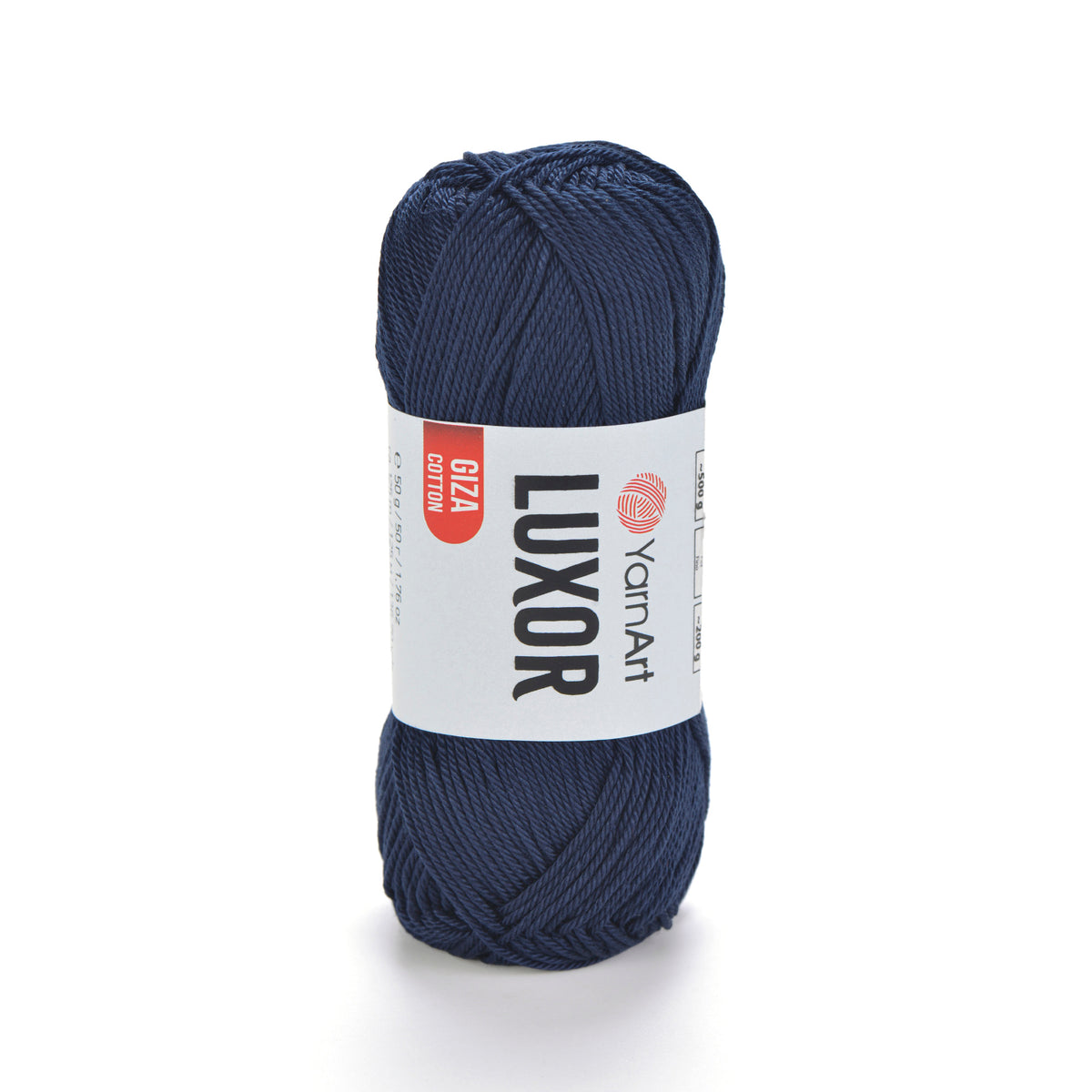 לוקסור חוטי כותנה לסריגת יד LUXOR 50g/125m