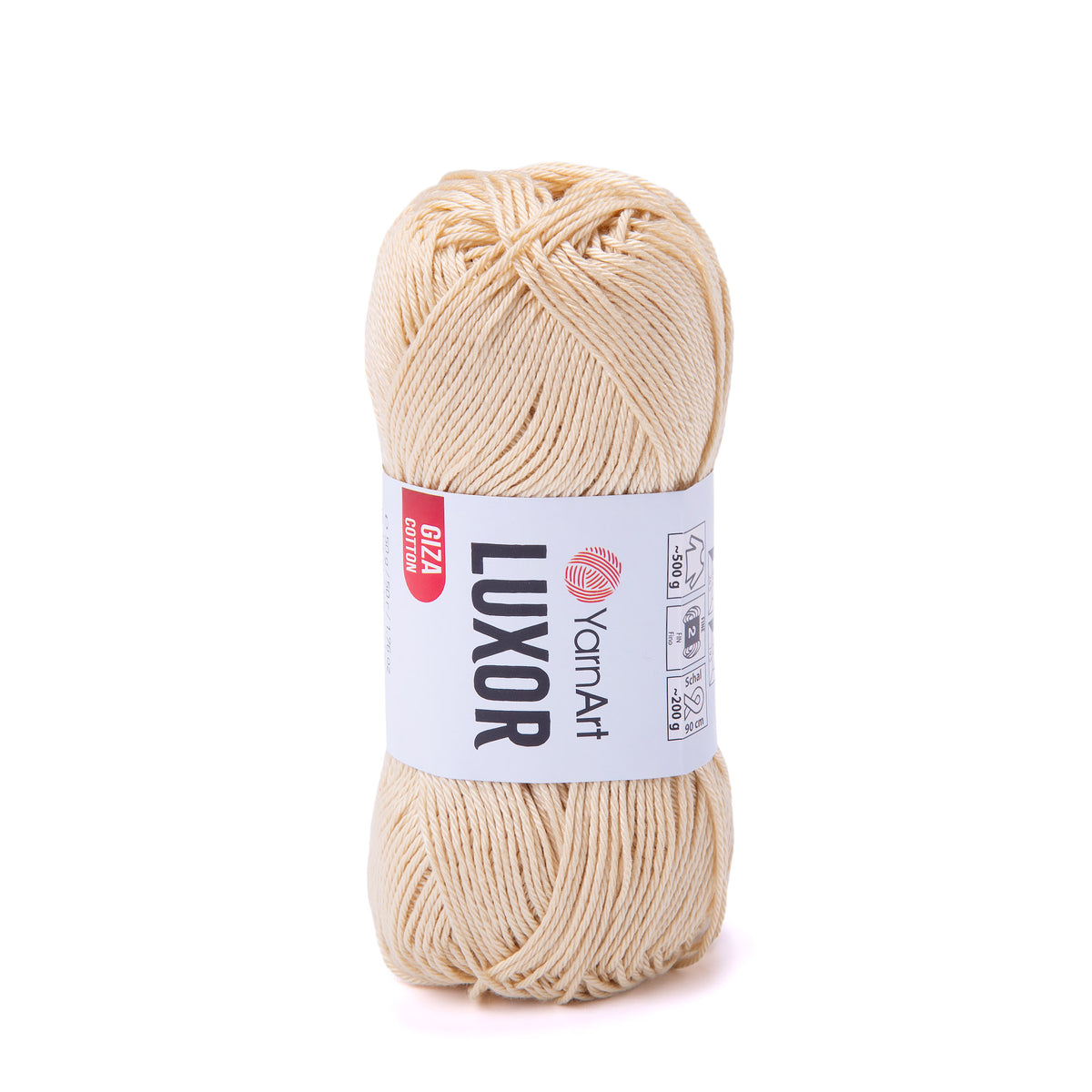 לוקסור חוטי כותנה לסריגת יד LUXOR 50g/125m