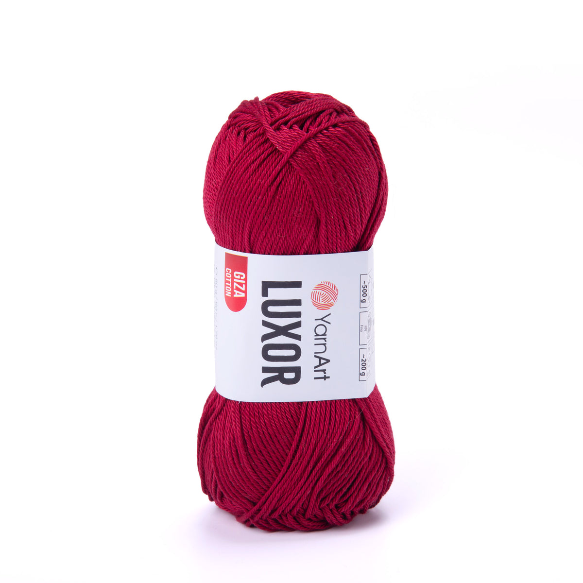 לוקסור חוטי כותנה לסריגת יד LUXOR 50g/125m