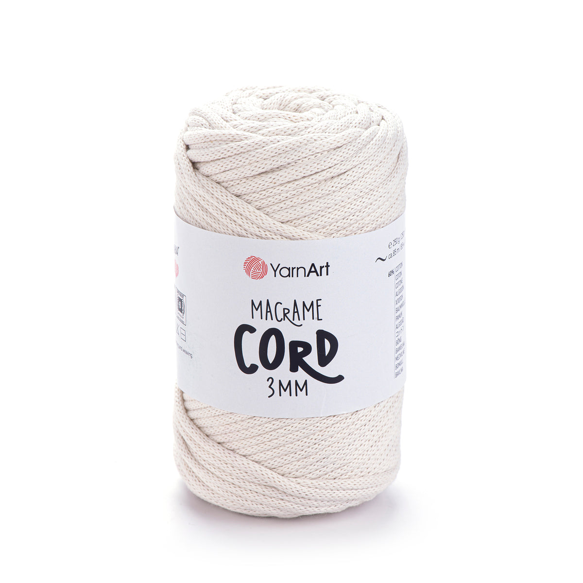 חוטי מקרמה MACRAME CORD 3MM
