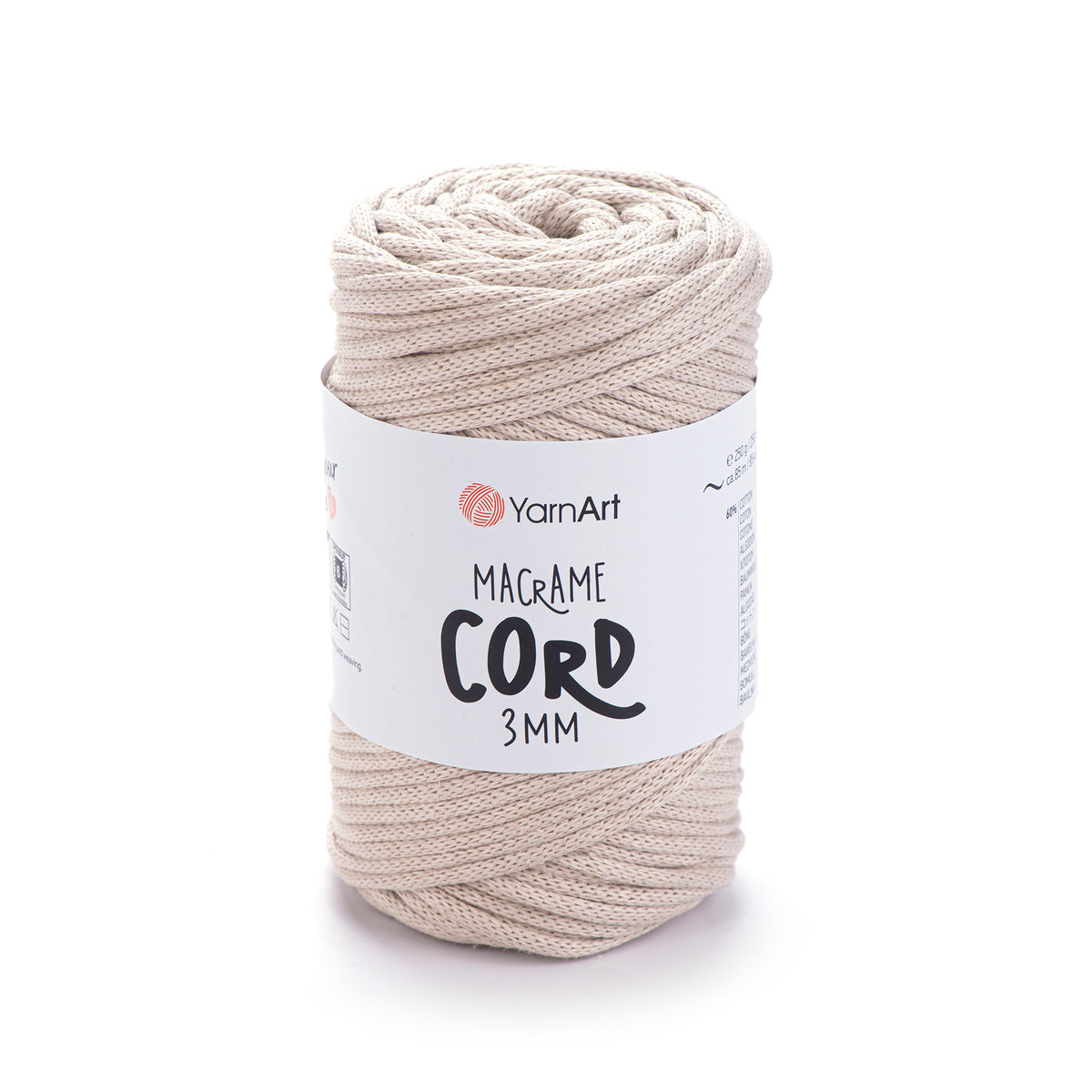 חוטי מקרמה MACRAME CORD 3MM