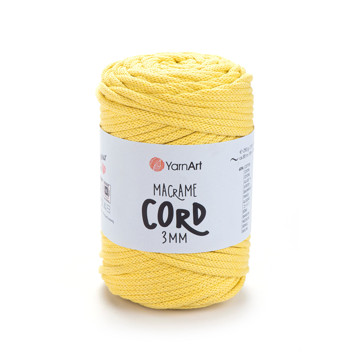 חוטי מקרמה MACRAME CORD 3MM