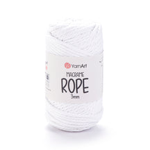 חוטי מקרמה לסריגה ועבודת יד MACRAME ROPE 3MM