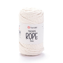 חוטי מקרמה לסריגה ועבודת יד MACRAME ROPE 3MM