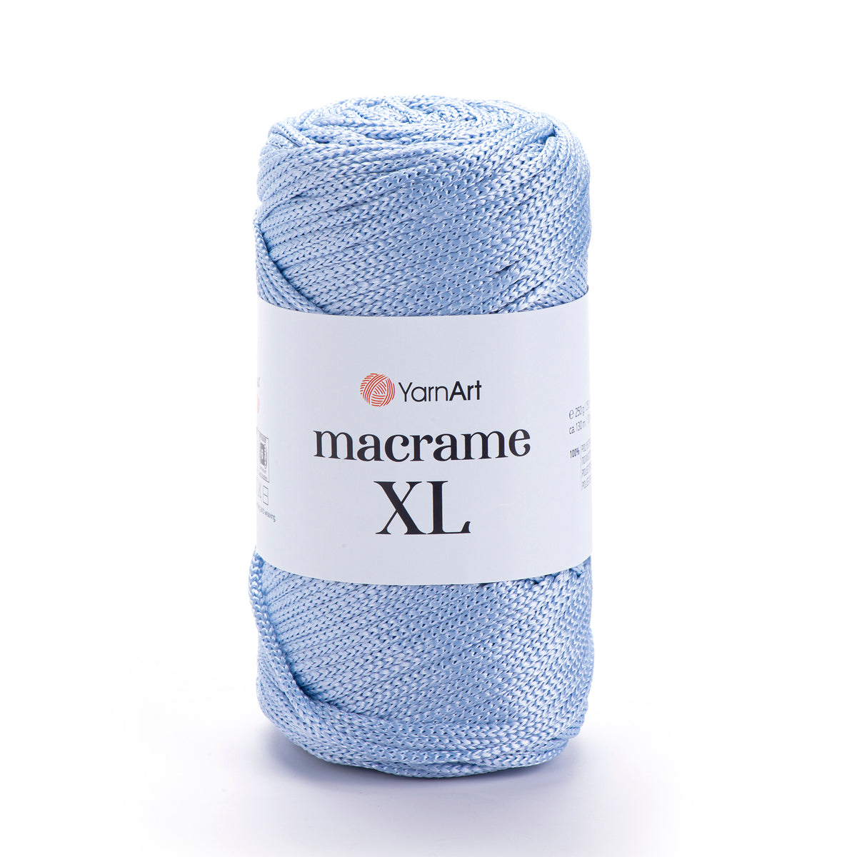 חוט מבריק לסריגת תיקים ואביזרים MACRAME XL 250g/130m