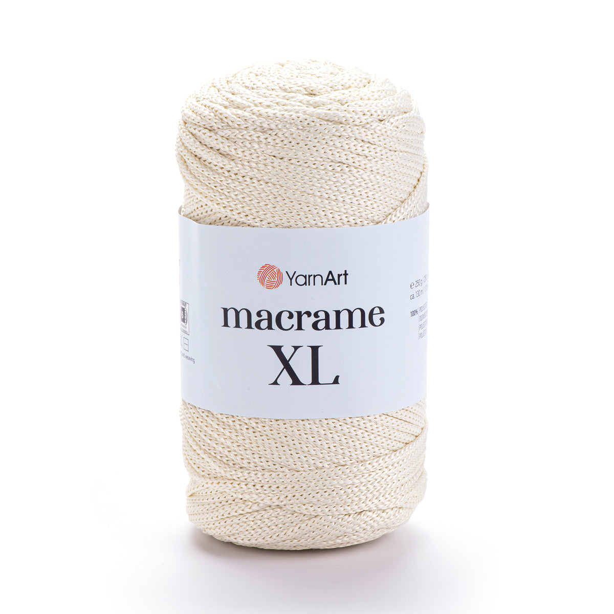 חוט מבריק לסריגת תיקים ואביזרים MACRAME XL 250g/130m