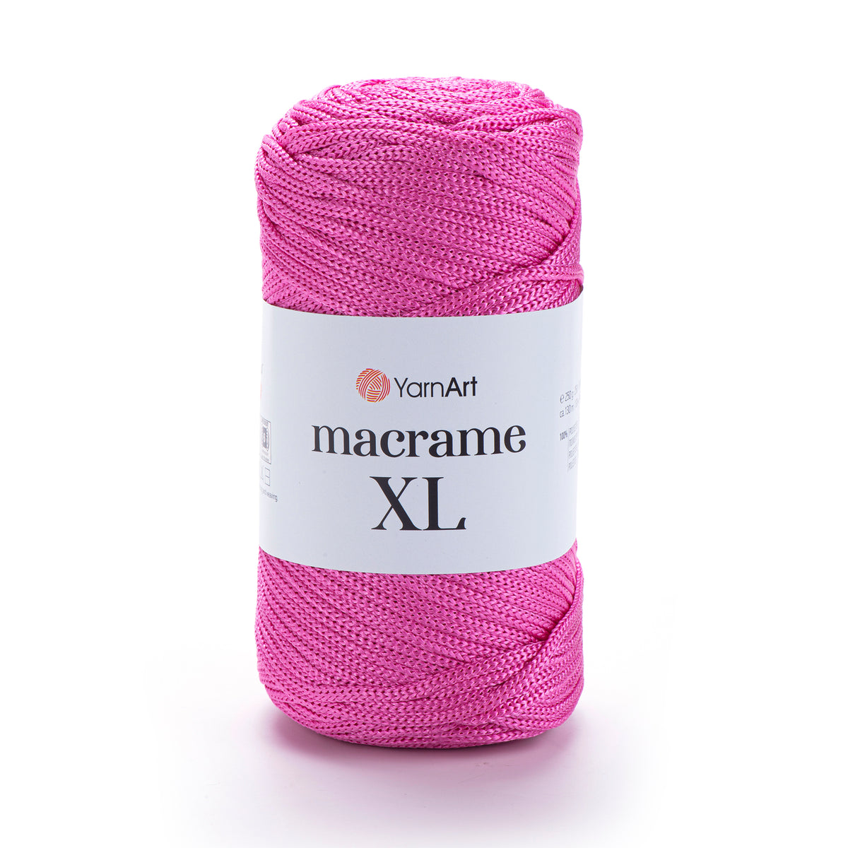 חוט מבריק לסריגת תיקים ואביזרים MACRAME XL 250g/130m