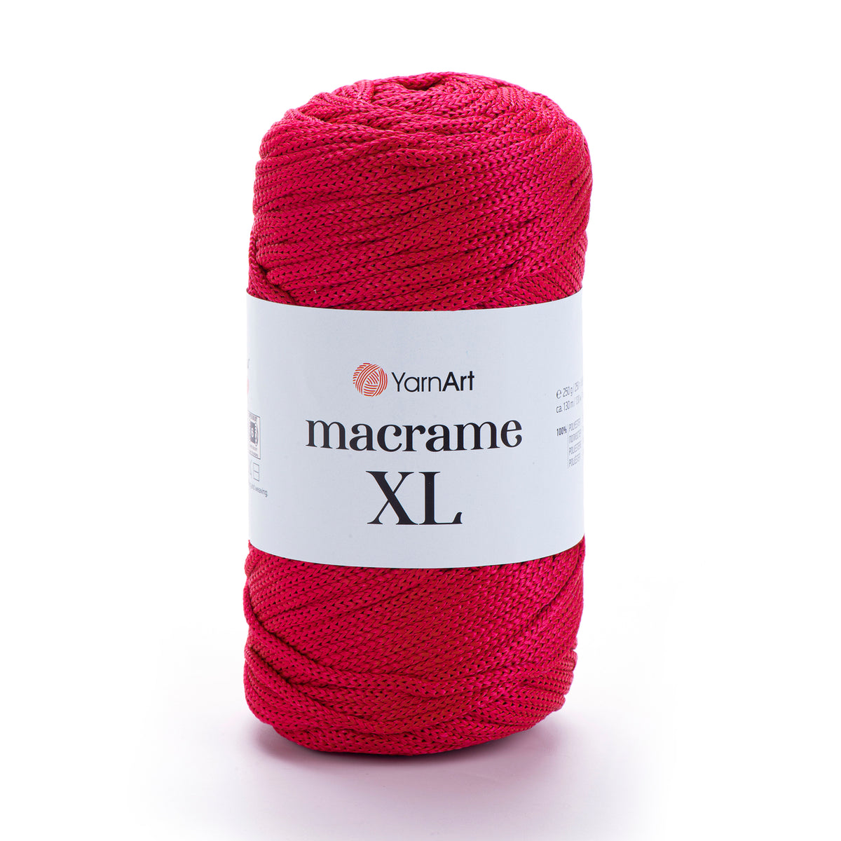 חוט מבריק לסריגת תיקים ואביזרים MACRAME XL 250g/130m