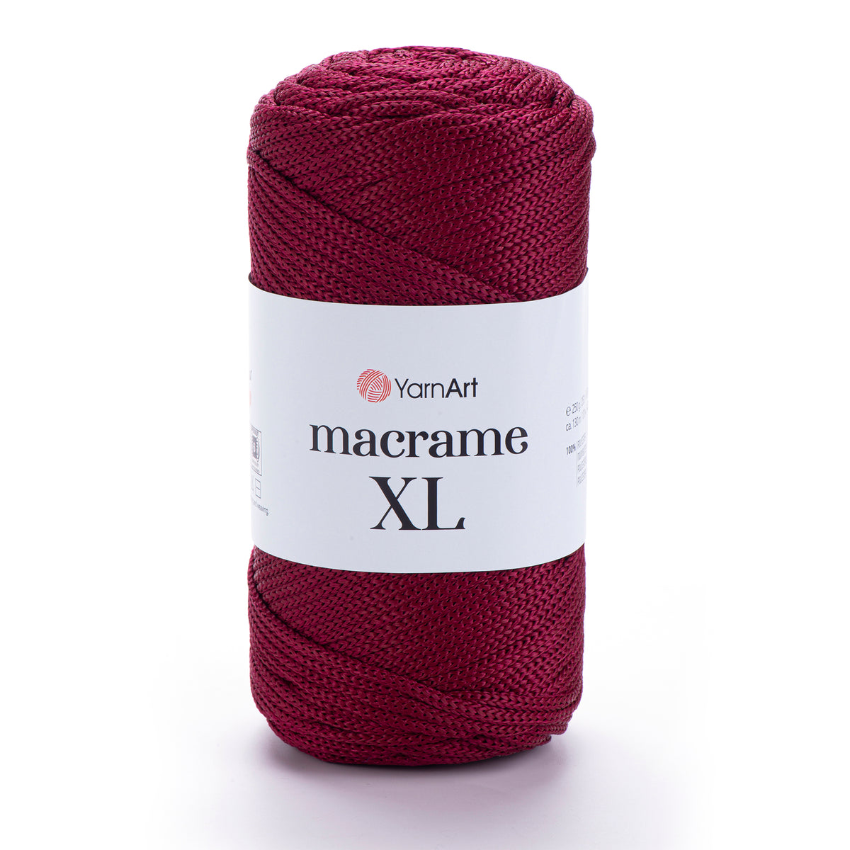 חוט מבריק לסריגת תיקים ואביזרים MACRAME XL 250g/130m