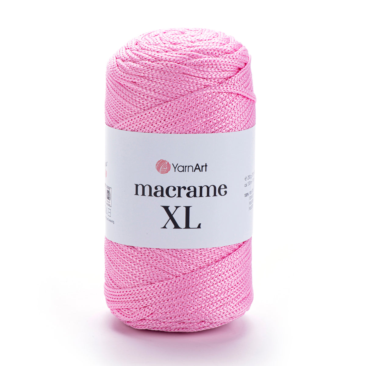 חוט מבריק לסריגת תיקים ואביזרים MACRAME XL 250g/130m
