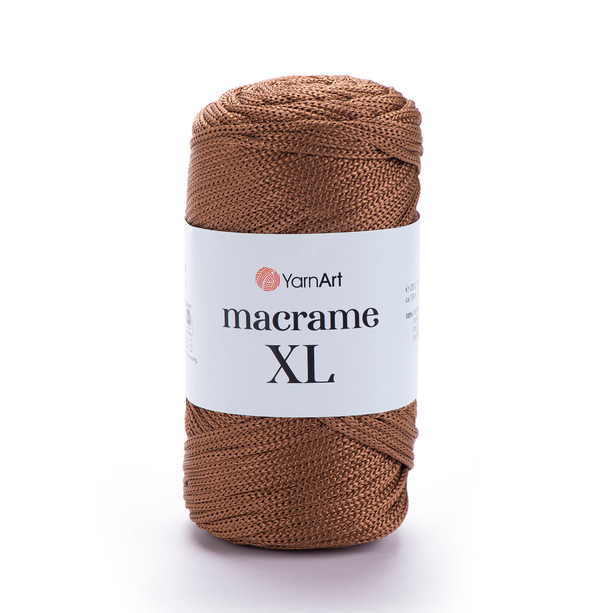 חוט מבריק לסריגת תיקים ואביזרים MACRAME XL 250g/130m