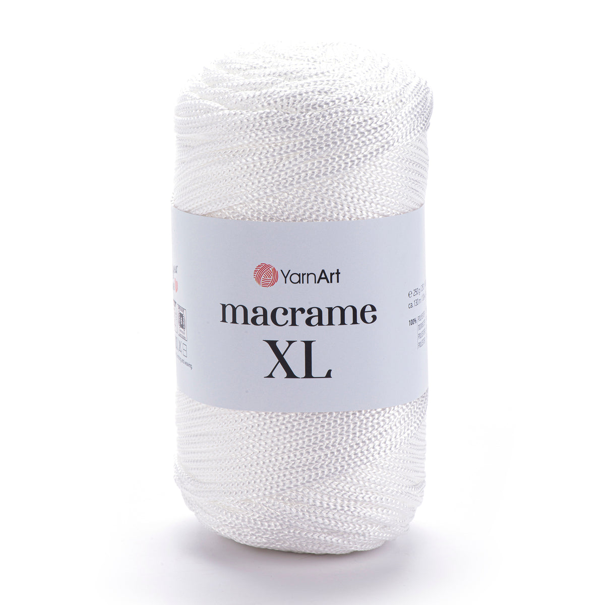 חוט מבריק לסריגת תיקים ואביזרים MACRAME XL 250g/130m