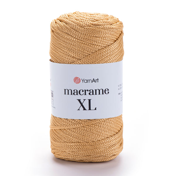 חוט מבריק לסריגת תיקים ואביזרים MACRAME XL 250g/130m