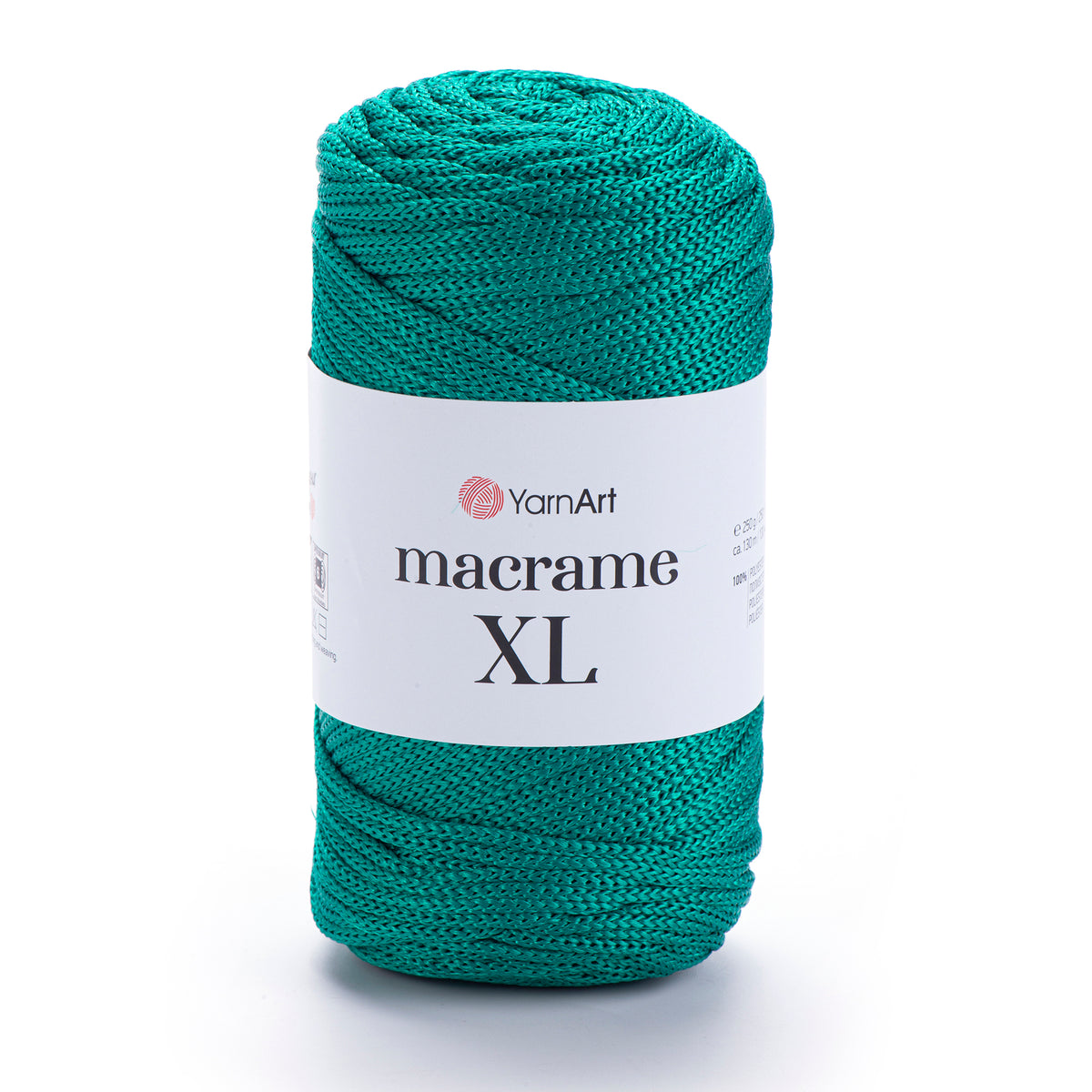 חוט מבריק לסריגת תיקים ואביזרים MACRAME XL 250g/130m