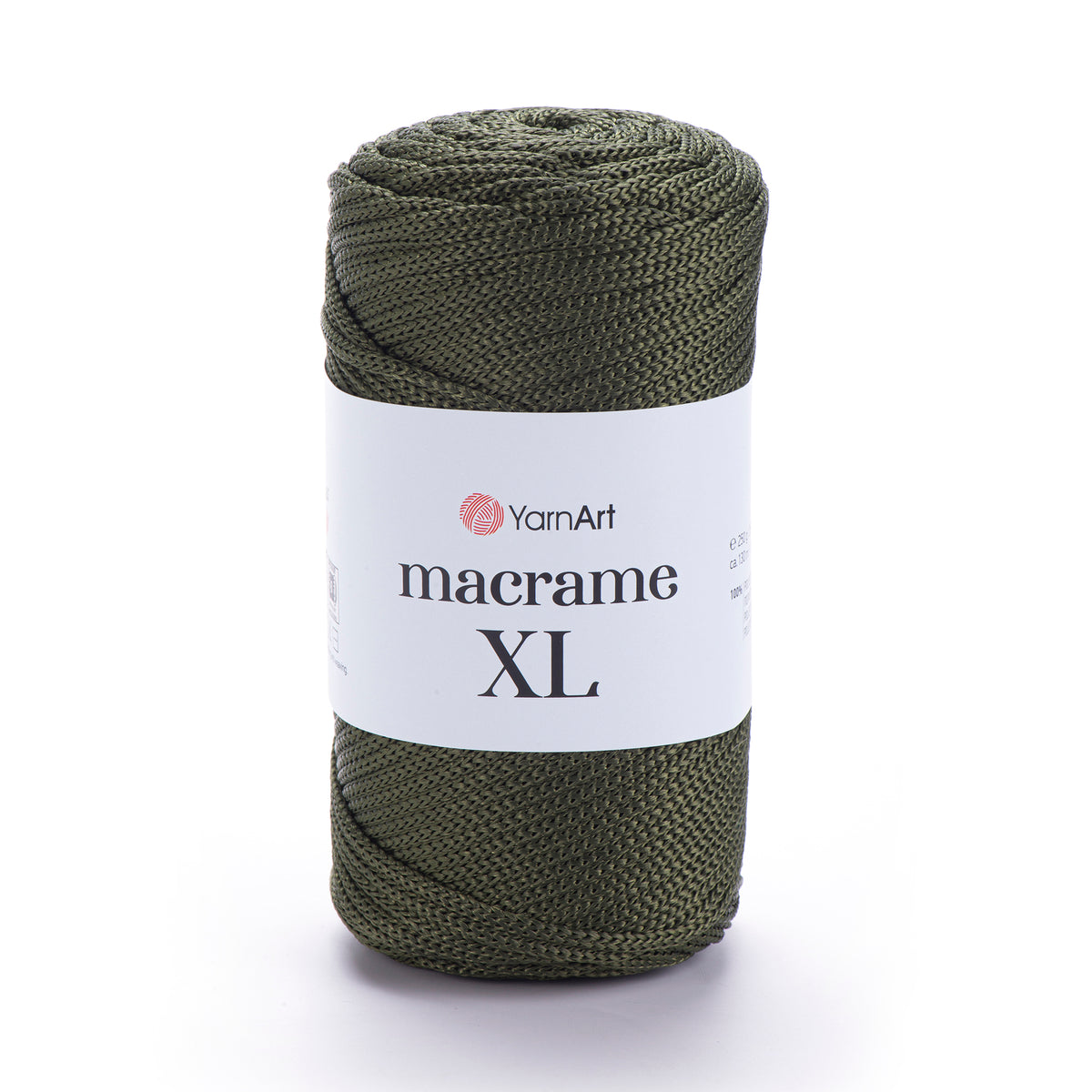 חוט מבריק לסריגת תיקים ואביזרים MACRAME XL 250g/130m
