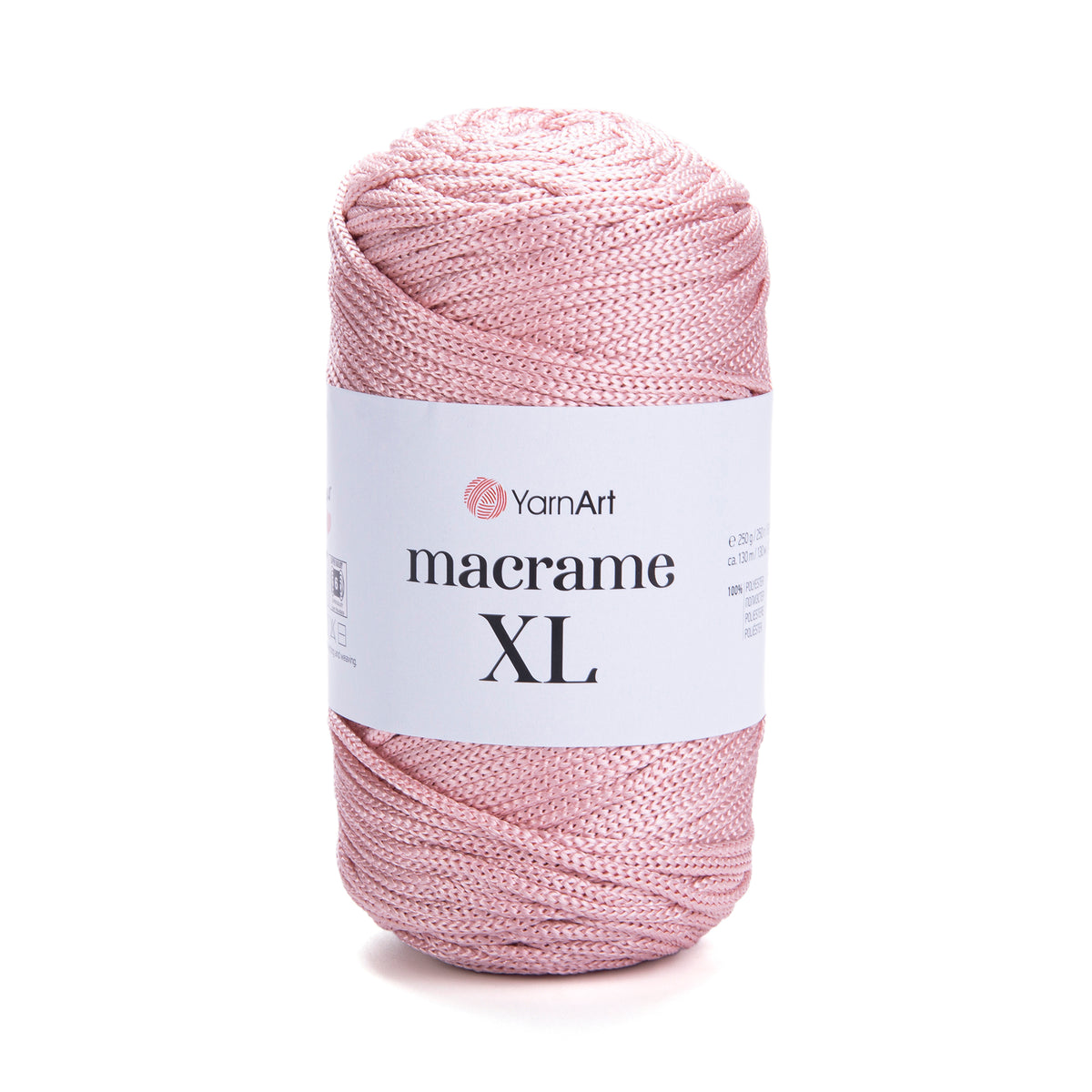 חוט מבריק לסריגת תיקים ואביזרים MACRAME XL 250g/130m