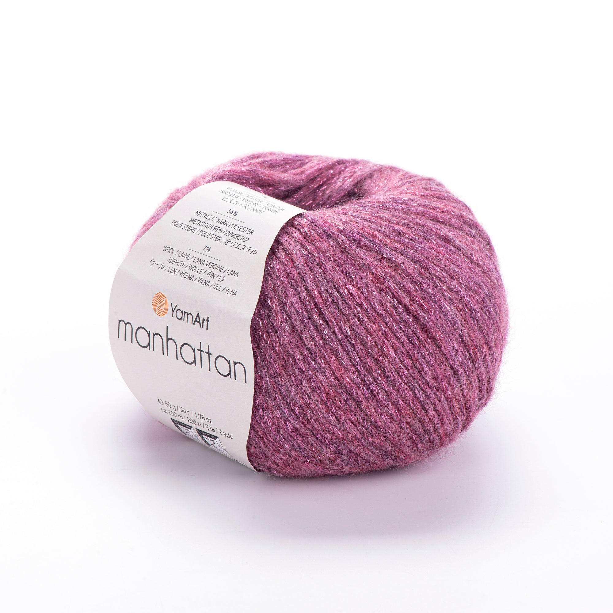 צמר עם לורקס 50g/200m Manhattan