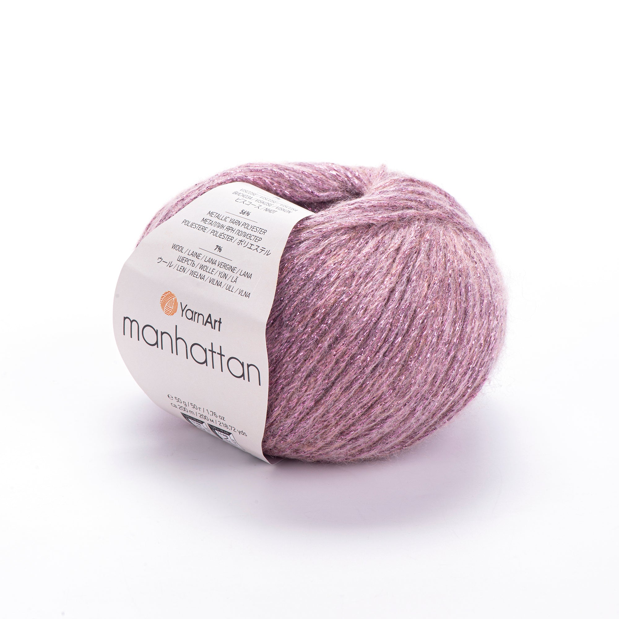 צמר עם לורקס 50g/200m Manhattan