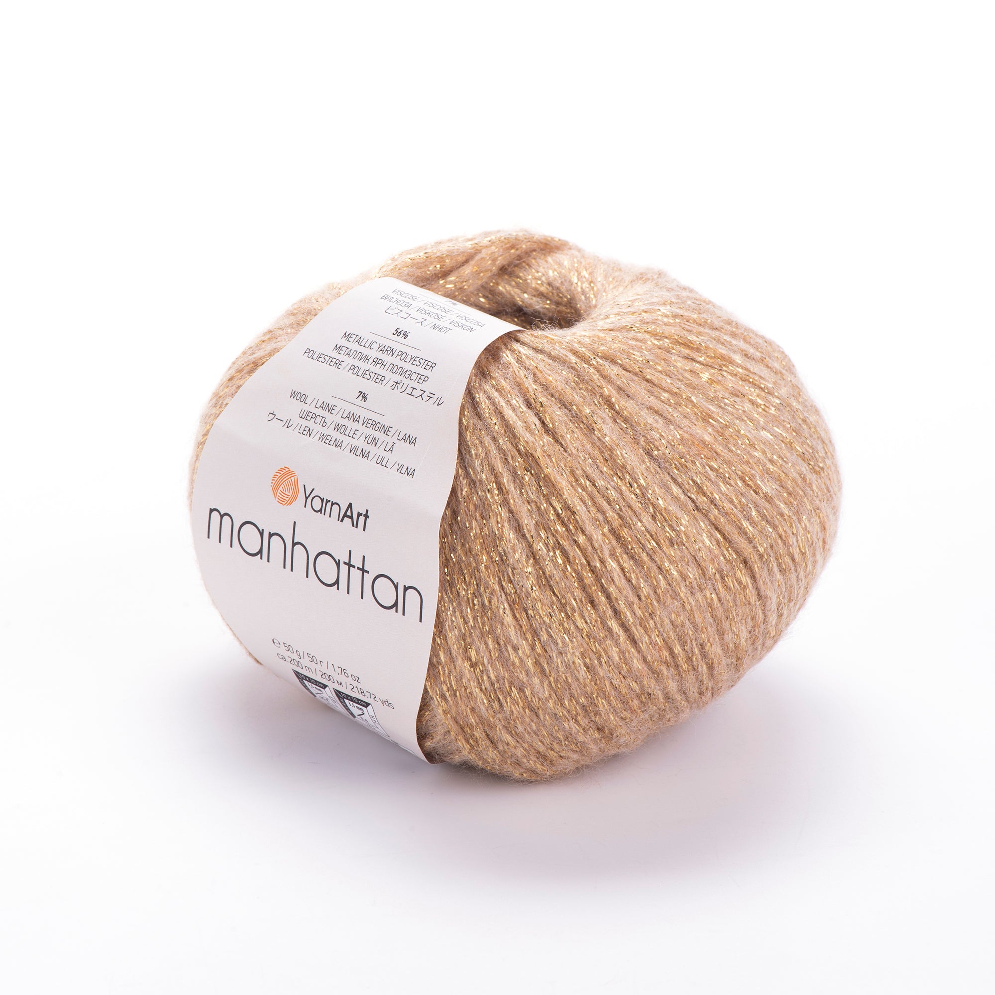 צמר עם לורקס 50g/200m Manhattan