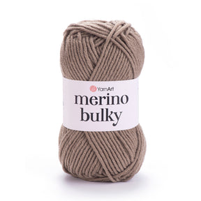 צמר עבה לסריגה מהירה 100g/100m MERINO BULKY