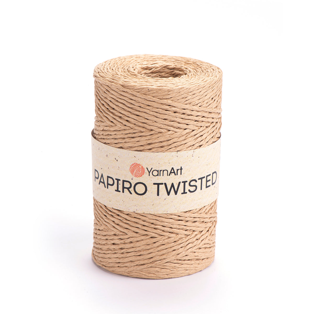 חוט רפיה לסריגה Papiro Twisted – לתיקים, כובעים וסלסלות | 100g/170m