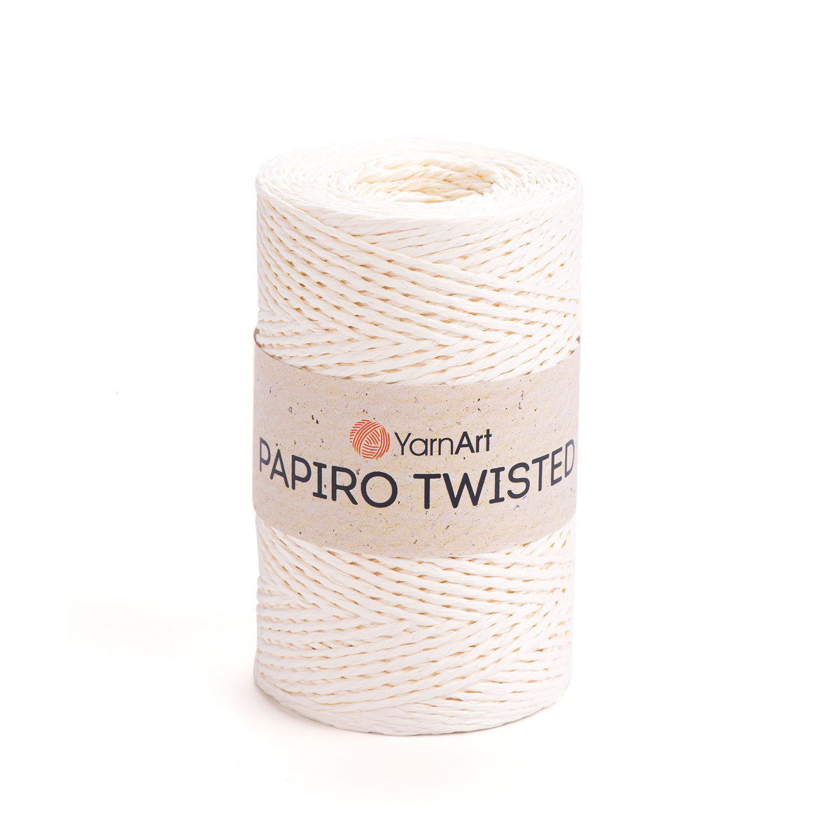 חוט רפיה לסריגה Papiro Twisted – לתיקים, כובעים וסלסלות | 100g/170m