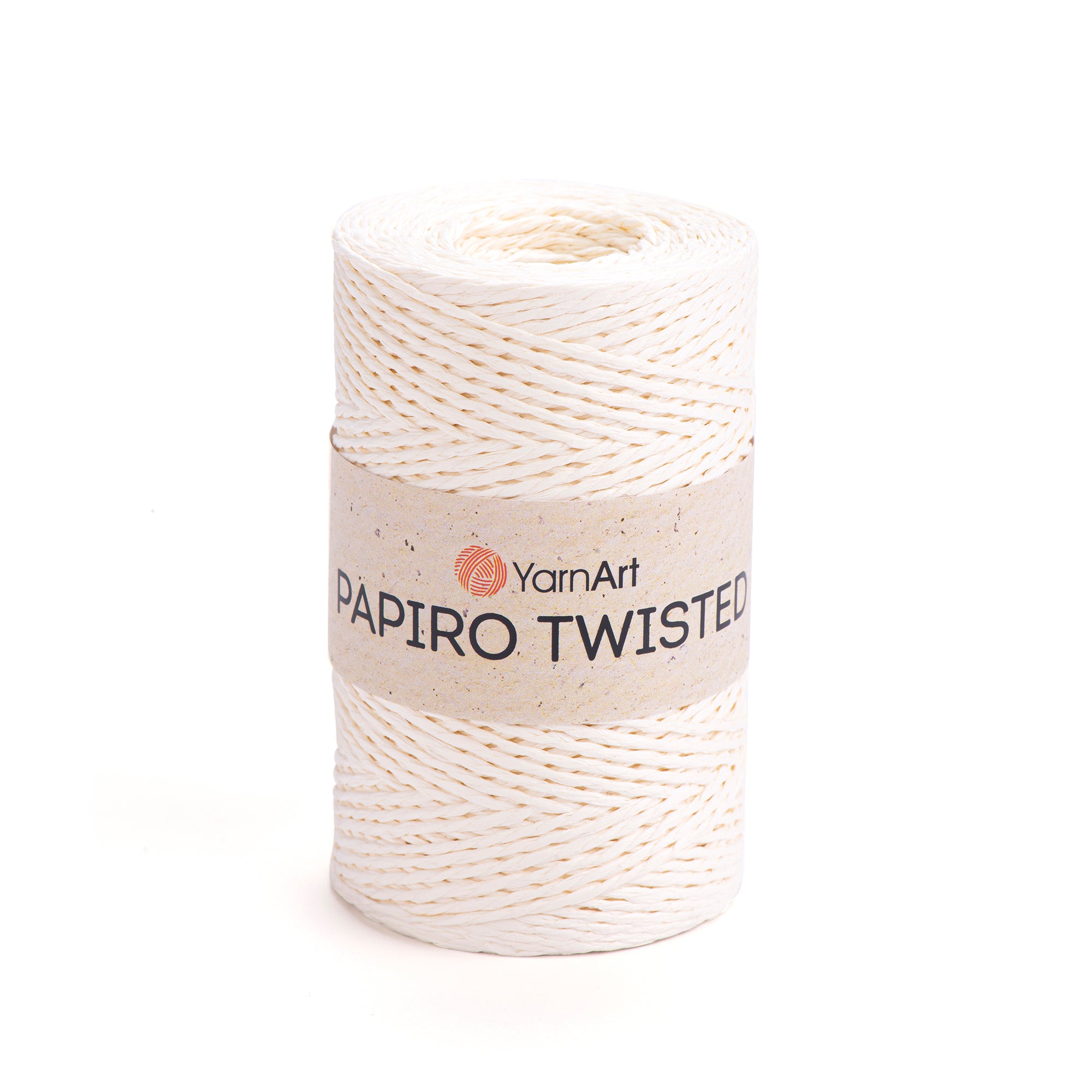 חוט רפיה לסריגה Papiro Twisted – לתיקים, כובעים וסלסלות | 100g/170m