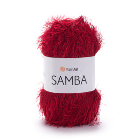 חוטים פרוותיים לסריגה יצירתית SAMBA 100g/150m