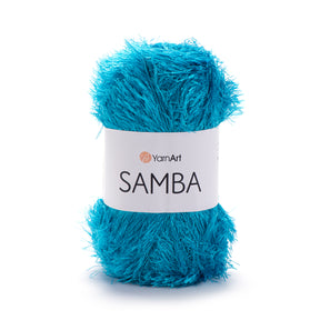 חוטים פרוותיים לסריגה יצירתית SAMBA 100g/150m