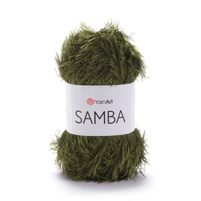 חוטים פרוותיים לסריגה יצירתית SAMBA 100g/150m