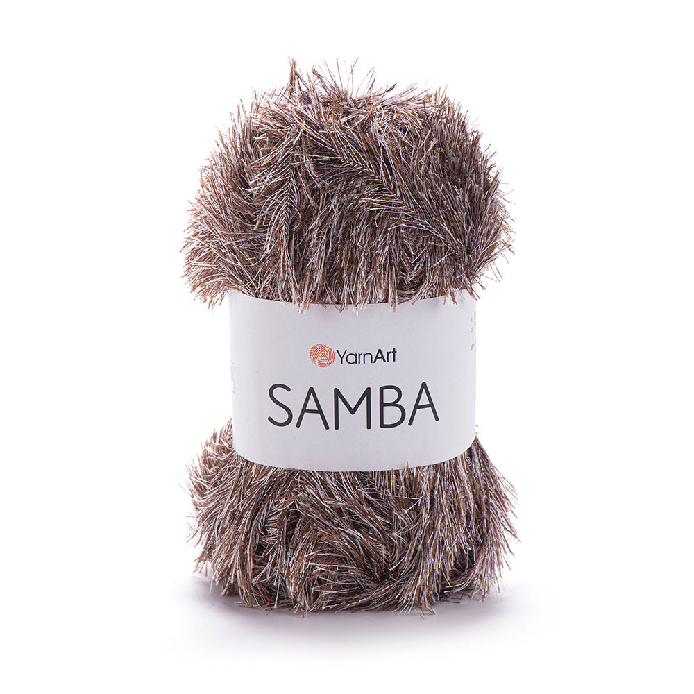 חוטים פרוותיים לסריגה יצירתית SAMBA 100g/150m