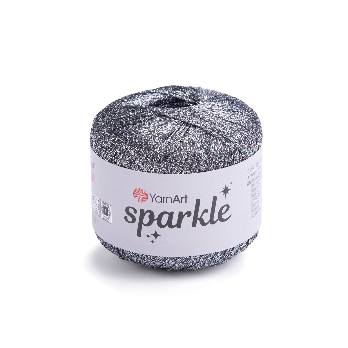 חוט לורקס זוהר לסריגה Sparkle 25g/160m