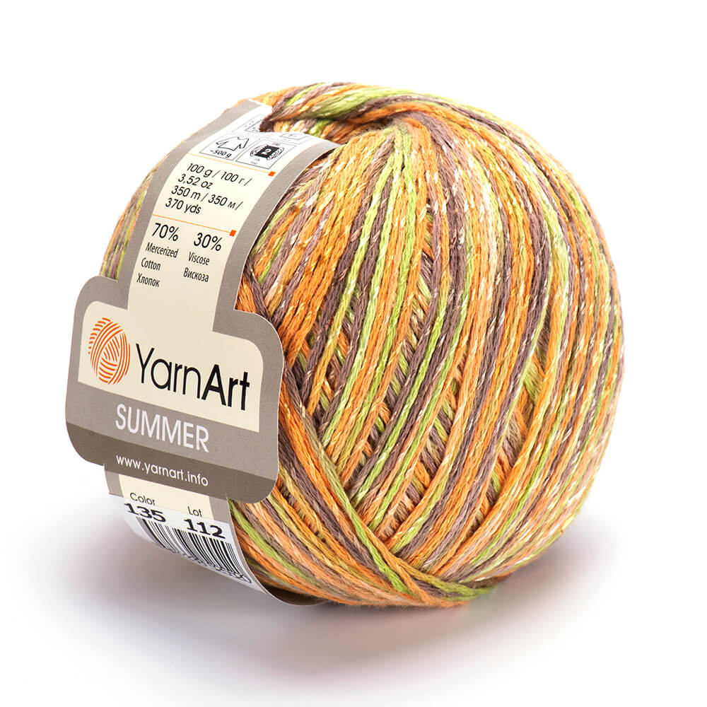 סאמר חוטי כותנה עם ויסקוזה 