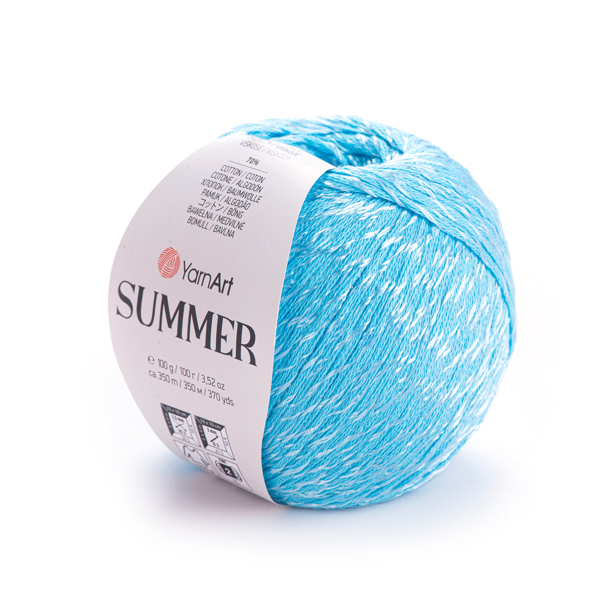 סאמר חוטי כותנה עם ויסקוזה SUMMER 100g/350m