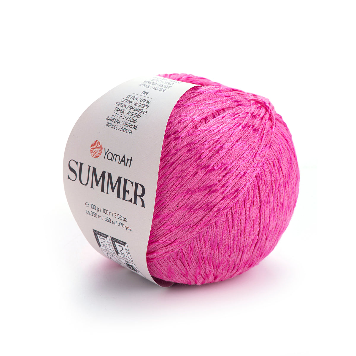 סאמר חוטי כותנה עם ויסקוזה SUMMER 100g/350m