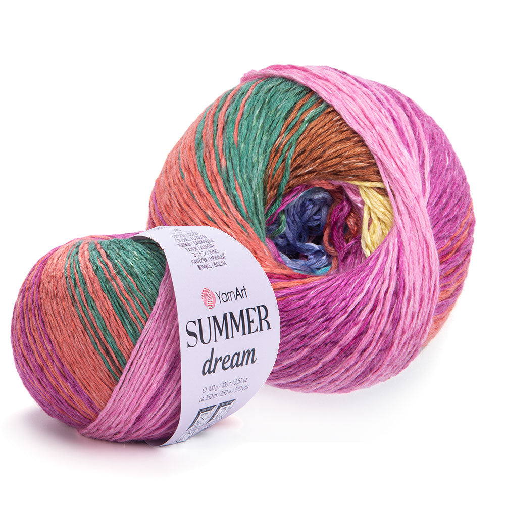 סאמר דרים כותנה עם ויסקוזה SUMMER DREAM 100g/350m