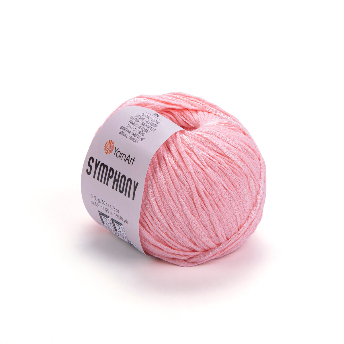 סימפוניה חוטי כותנה עם ויסקוזה SYMPHONY 50g/125m