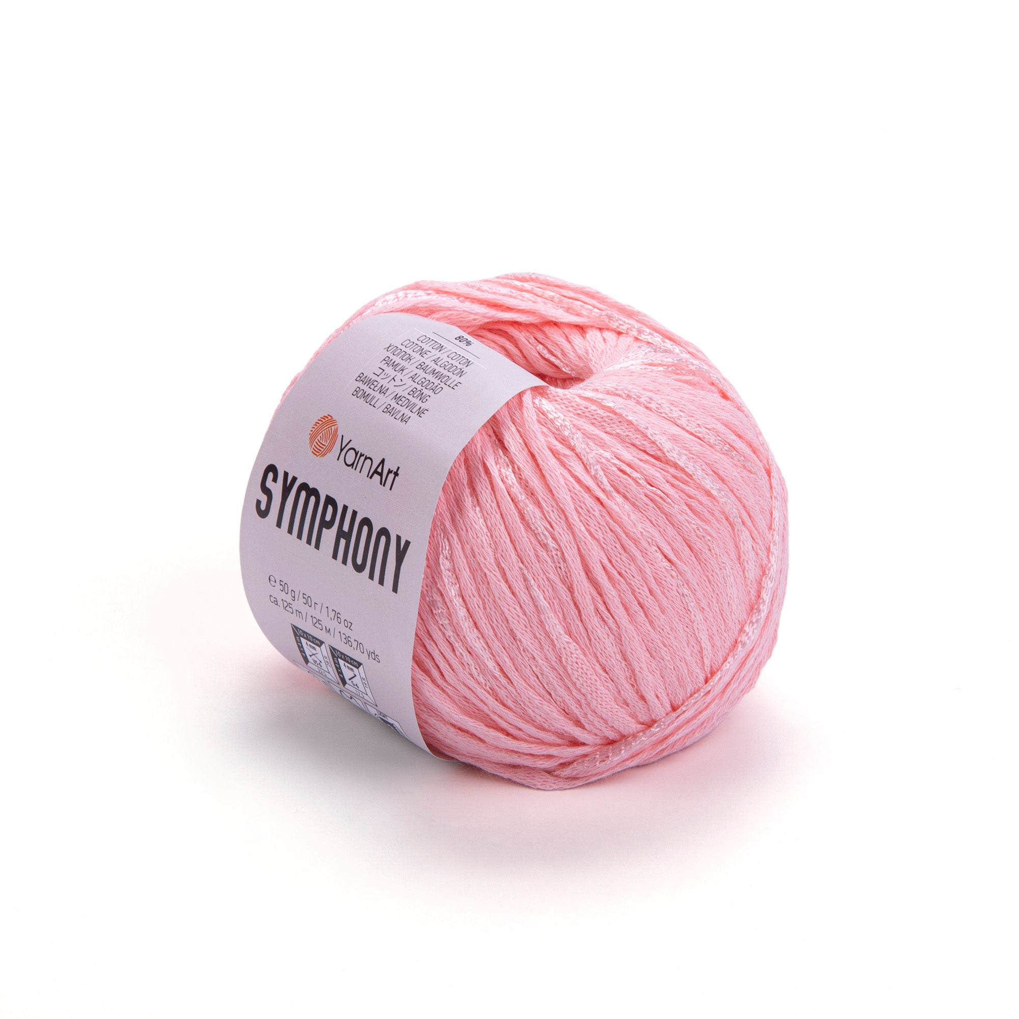 סימפוניה חוטי כותנה עם ויסקוזה SYMPHONY 50g/125m